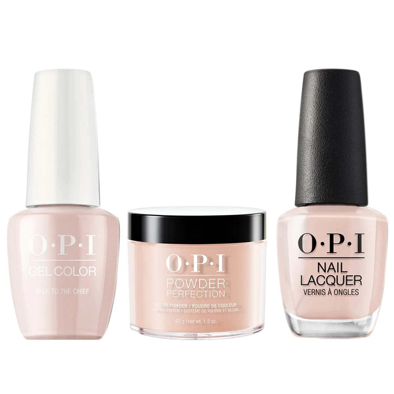 OPI COMBO 3 IN 1 MATCHING - GCW57A-NLW57-DPW57 PALE TO THE CHIEF