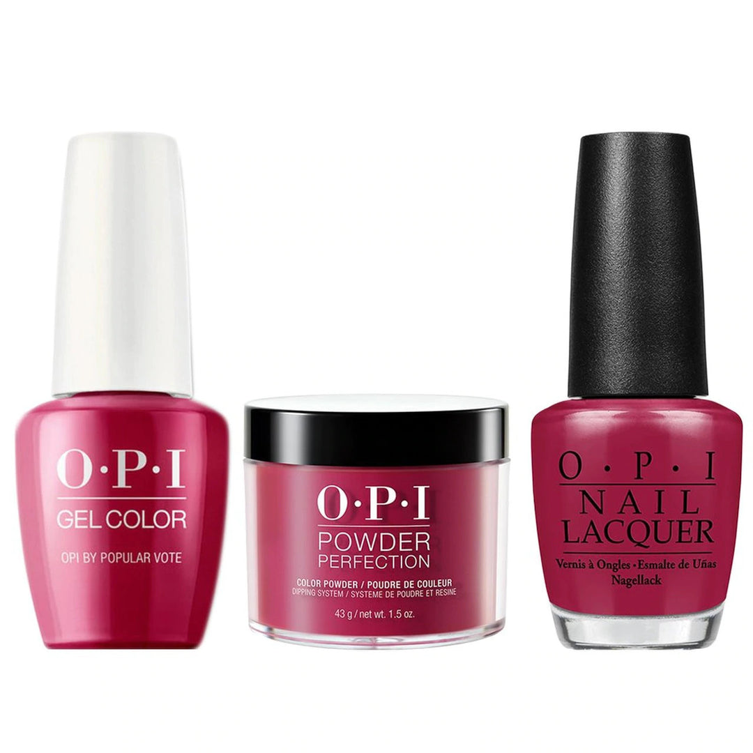 OPI COMBO 3 IN 1 MATCHING - GCW63A-NLW63-DPW63 OPI BY POPULAR VOTE