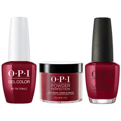 OPI COMBO 3 IN 1 MATCHING - GCW64A-NLW64-DPW64 WE THE FEMALE