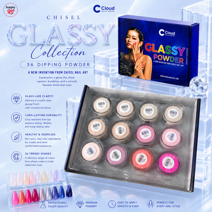 Chisel Glassy Collection 36 Dipping Powder