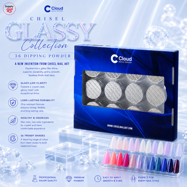 Chisel Glassy Collection 36 Dipping Powder