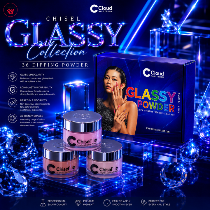 Chisel Glassy Collection 36 Dip &amp; Acrylic Powders